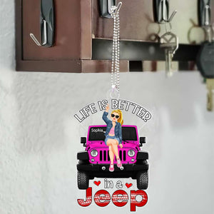 Personalized Gifts For Car Lovers Car Hanging Ornament 03KAQN180724PA-Homacus