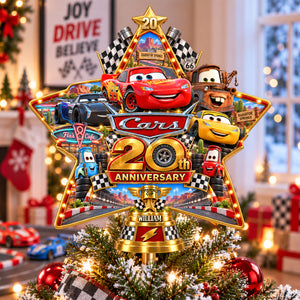 20th Anniversary Racemas Acrylic Christmas Tree Topper - Personalized Gifts For Christmas 01ohqn210926