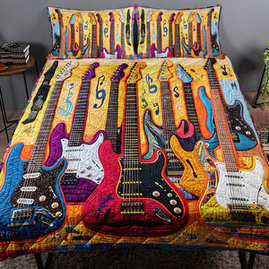 Gifts For Guitar Lovers Quilt Bed Set 05qnqn301024-Homacus