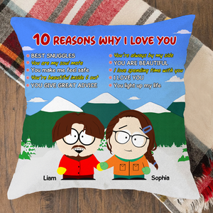 Personalized Gifts For Couple Pillow Winter Christmas 03XQPU051124-Homacus