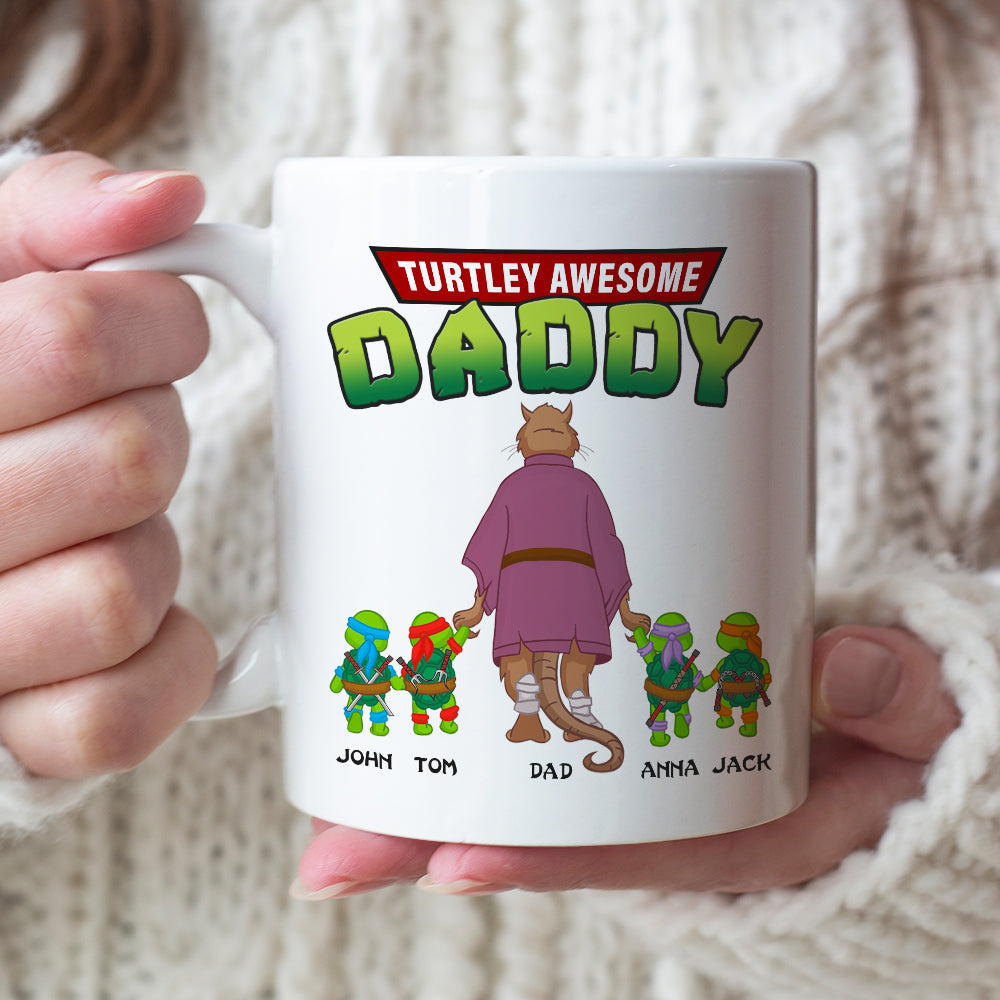 Awesome Daddy Personalized Coffee Mug Gifts For Dad-Homacus