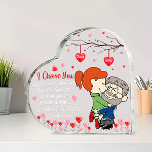 Personalized Gifts For Couple Love Cartoon Heart Shaped Acrylic Plaque Valentine 04XQQN061224HG-Homacus