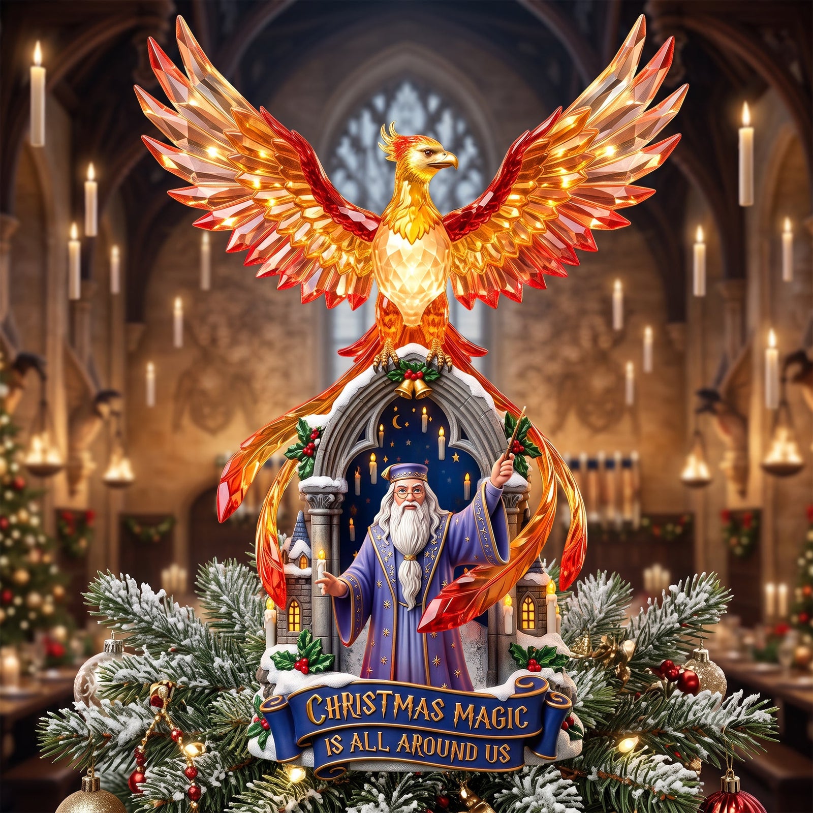 Master Of The Fantastical Universe Tree Topper - Personalized Christmas Gifts 01paqn050826-Homacus