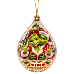 Furry Mischief Couples Acrylic Ornament - Personalized Christmas Gifts For Couples 07ohqn141026-Homacus