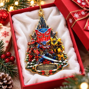 Science Robot Fiction Ornament - Personalized Gifts For Christmas Ornament 03TTQN180926
