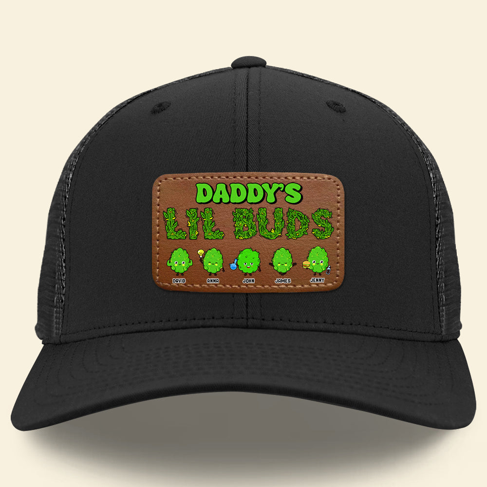Weed Dad Trucker Hat - Personalized Gifts For Father 04ACTN210524-Homacus