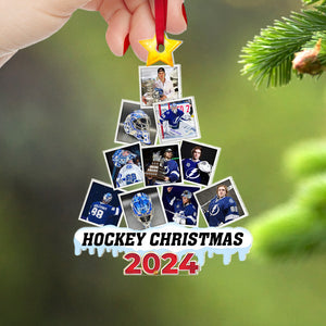 Custom Photo Gifts For Ice Hockey Lovers Ornament 06hupu170824 ct141124-Homacus