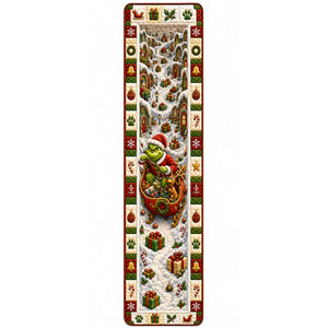 Festive Winter Quilted Table Runner - Personalize Gifts For Christmas 03hadt150826-Homacus