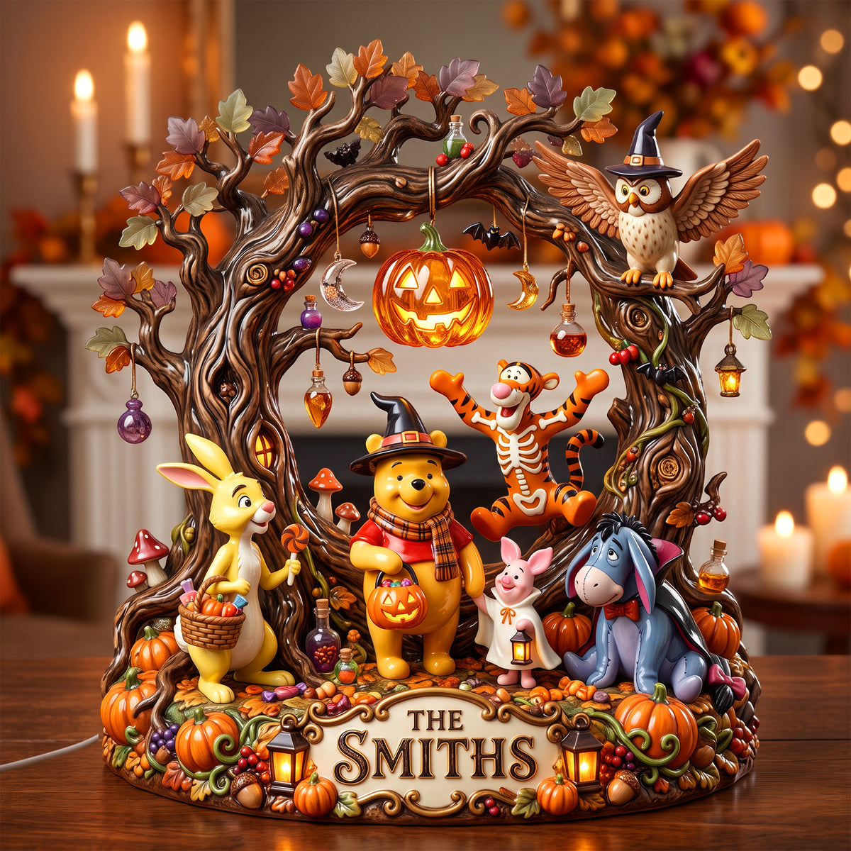 Halloween Childhood Squad LightBox - Personalized Gifts For Family Acrylic Light Box 05PAQN190826-Homacus