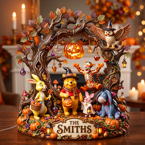 Halloween Childhood Squad LightBox - Personalized Gifts For Family Acrylic Light Box 05PAQN190826-Homacus