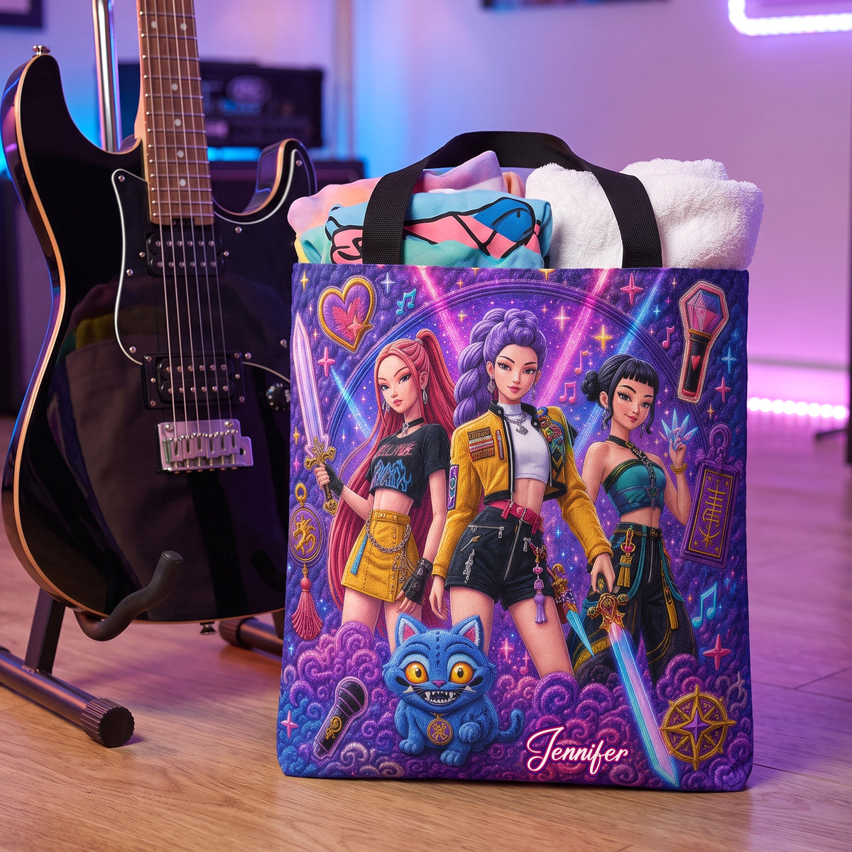 Fantasy Girl Squad Tote Bag - Personalized Gifts 04naqn110727-Homacus