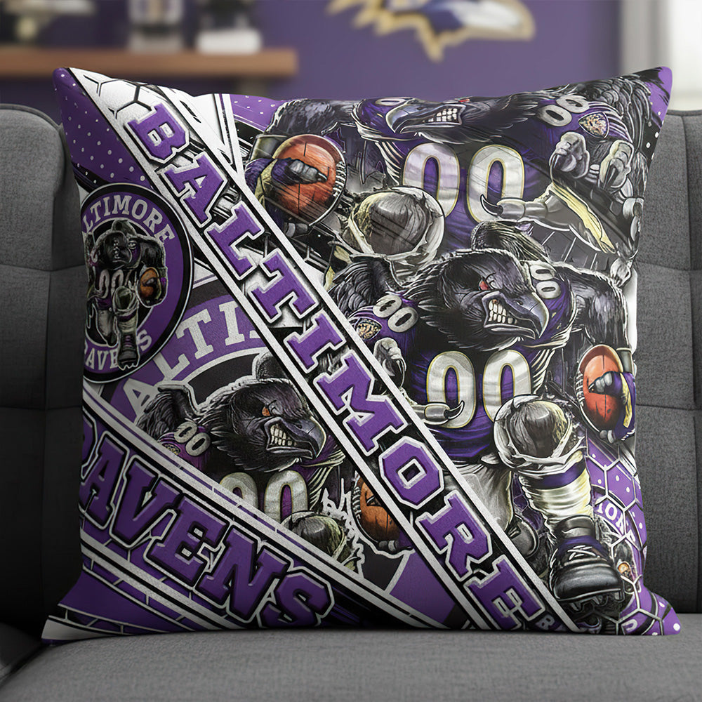 Bold Team Spirit Pillow 05HUDT011225-Homacus