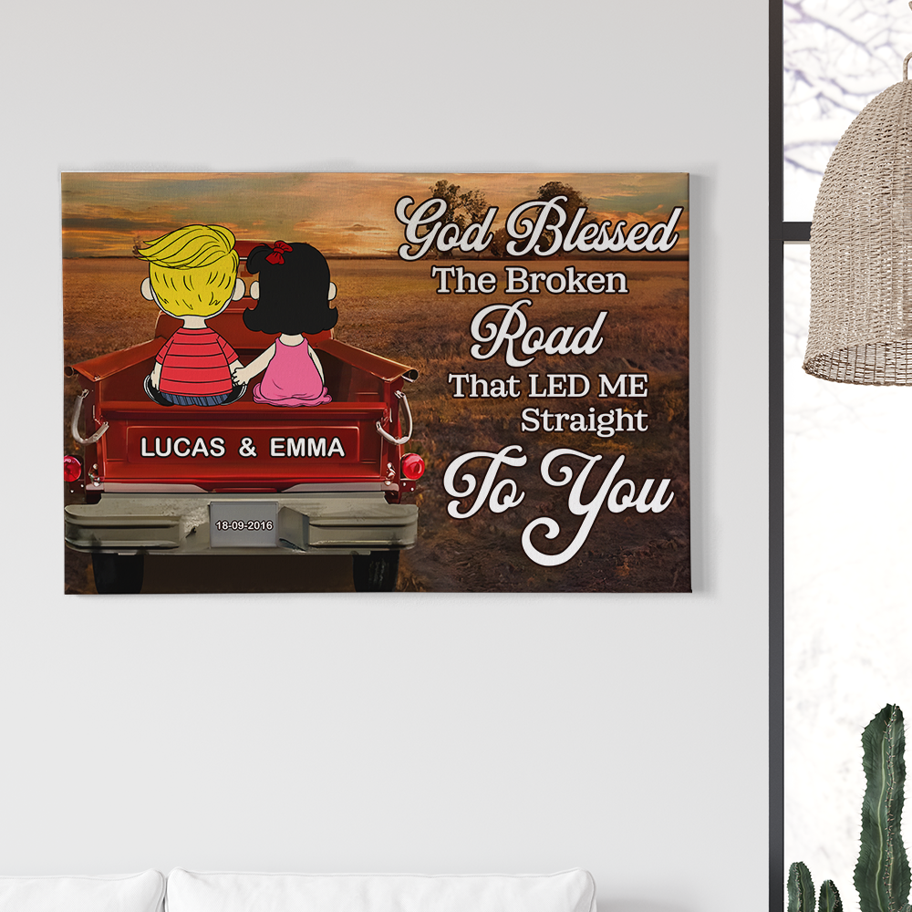 Personalized Gifts For Couple Canvas Print 02ohpu020125hg-Homacus