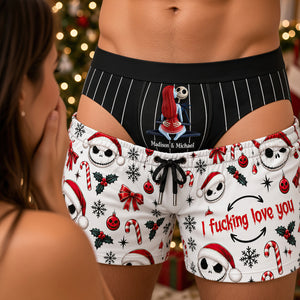 Dark Romance Couple Men's Boxers - Personalized Gifts For Couple 02ohdt121026-Homacus