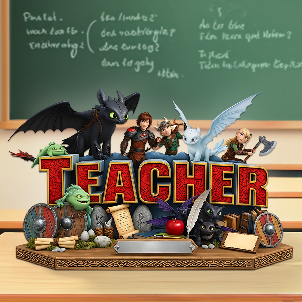Teacher Acrylic Plaque - Personalized Gifts 03tgpu170625-Homacus