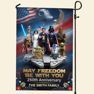 250th Anniversary Garden Flag - Personalized Gifts For Patriotics Garden Flag 01TYQN110626-Homacus