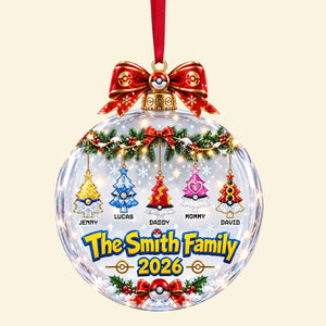 Family Tree Ornament - Personalized Christmas Gifts 03OHTN070926