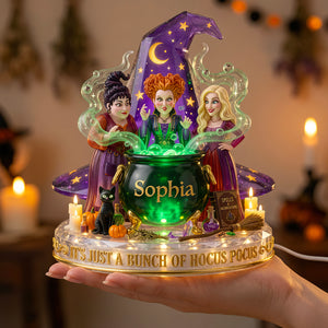 Mystic Sisters Acrylic Light Box - Personalized Gift For Witch Lovers 03NADT210726-Homacus