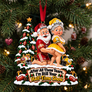 A Lifetime Of Love Old Couple Ornament - Personalized Gift For Sporty Couples 06OHLU061026-Homacus