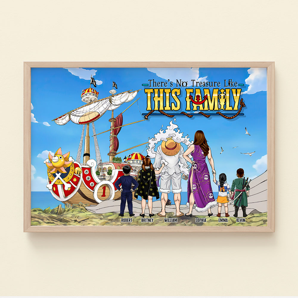 Personalized Gifts For Family Canvas Print There's No Treasure Like This Family 02HUDT210324PA-Homacus