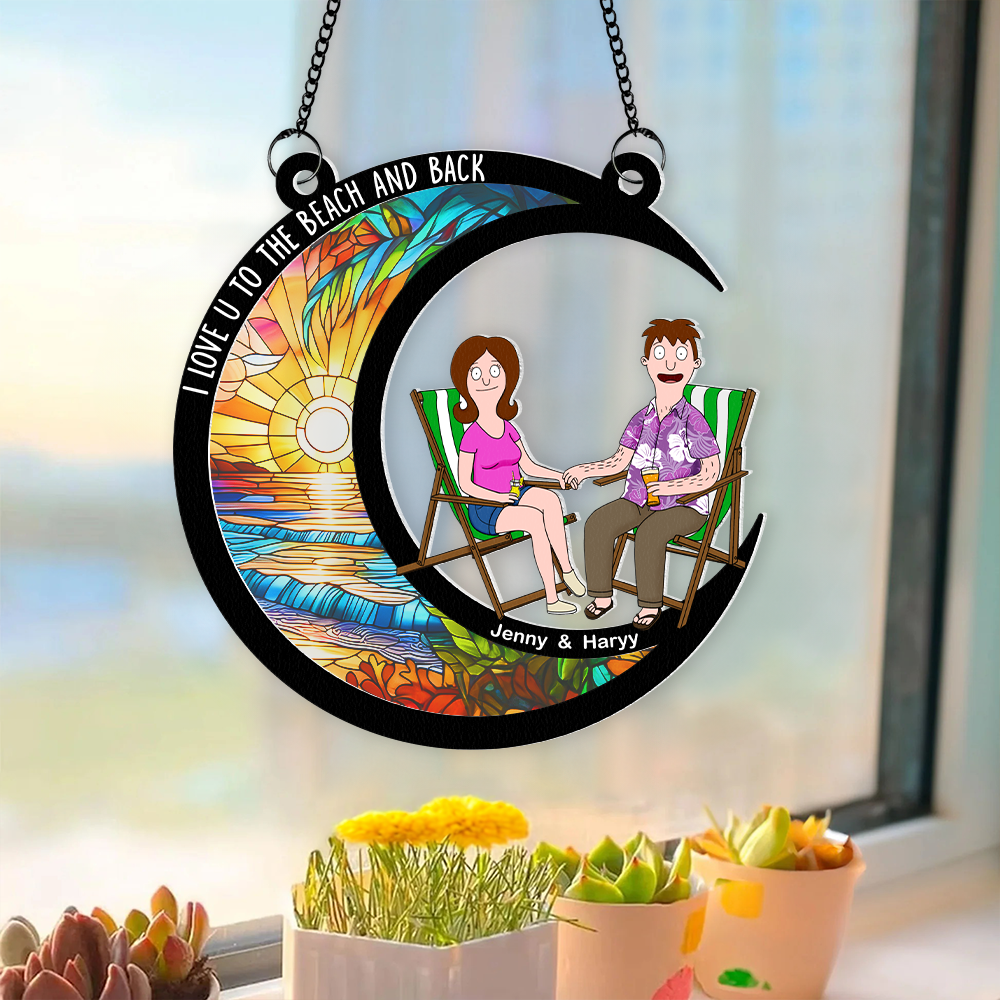 Personalized Gifts For Couple Window Hanging Suncatcher Ornament 03topu110225hg