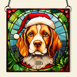 Personalized Christmas Gifts For Dog Lovers Suncatcher Ornament Beagle 04hupu100924-Homacus