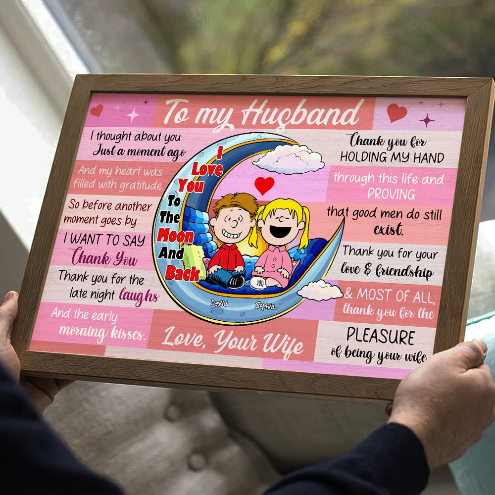 Personalized Gifts For Couple Canvas Love Moon Cartoon Lover 03XQQN231224HH-Homacus