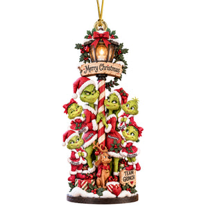 Family Christmas Lantern Ornament - Personalized Gifts For Family Christmas Ornament 04PAQN080926