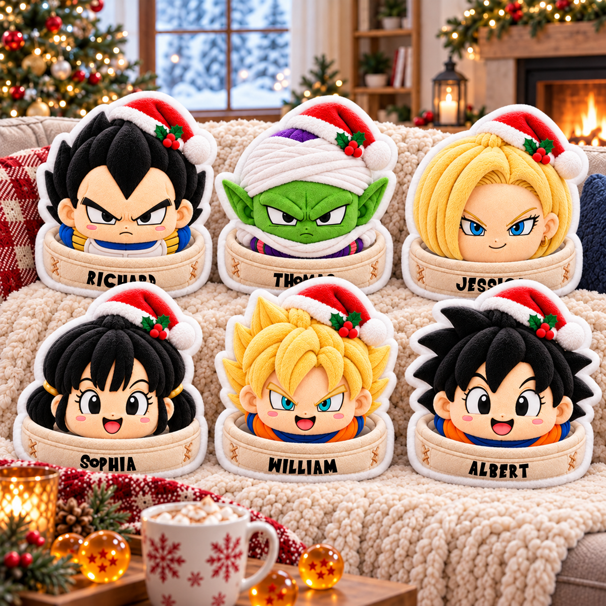 Holiday Dumpling Character Custom Pillow - Personalized Gifts For Anime Lovers 04PAQN171026-Homacus