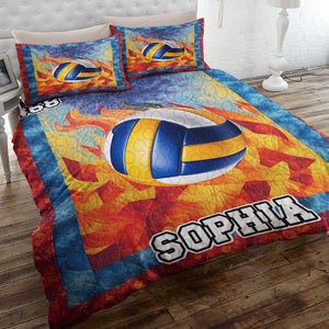 Personalized Gift For Sport Lover Quilt Bedding Set Special Line 02HUDT051224-Homacus