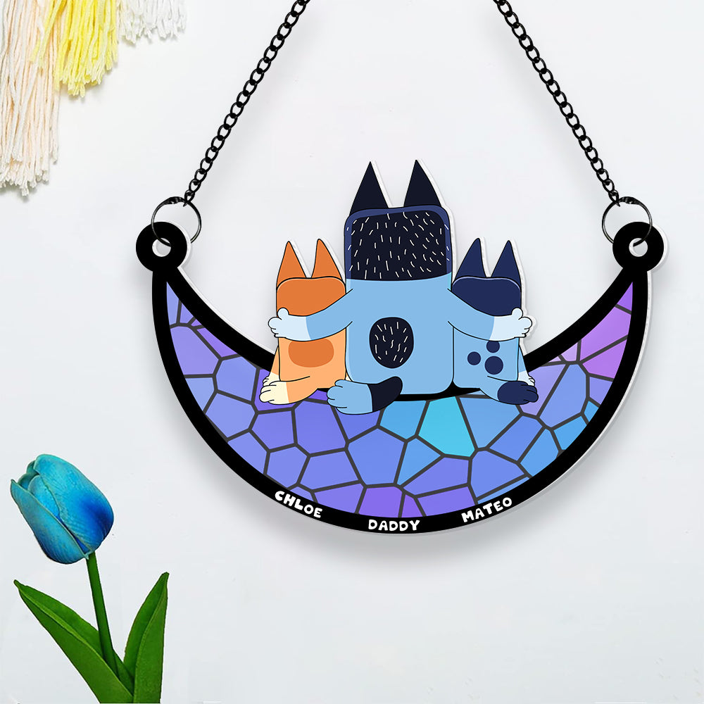 Dog Dad Suncatcher Ornament - Personalized Gifts For Dad 01nadt010525-Homacus