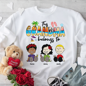 Personalized Gifts For Grandma Shirt Beach Summer With Kids 03xqpu140125pa-Homacus