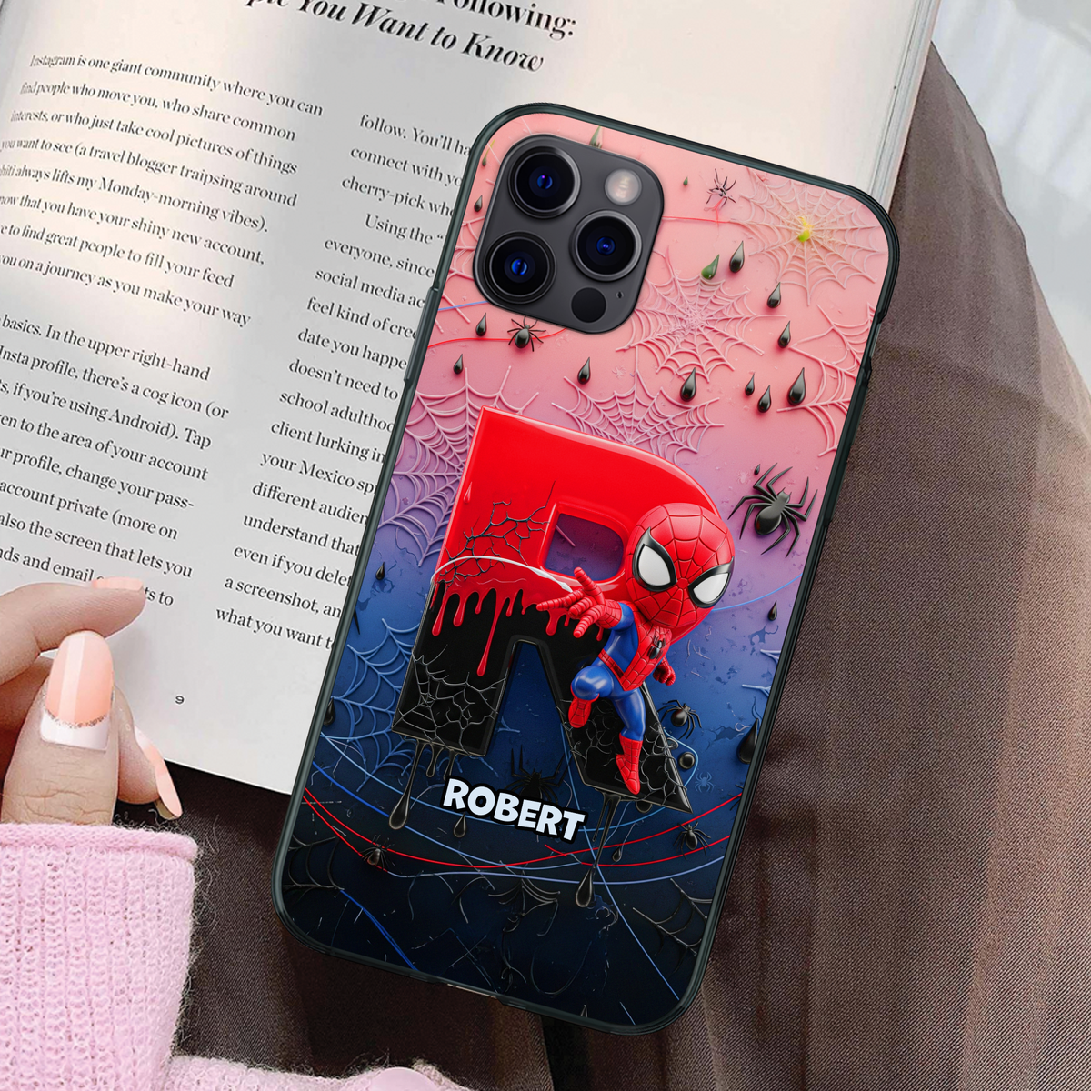 Wall-Crawler Alphabet Phone Case - Personalized Gifts For Fans 01ohpu110625-Homacus