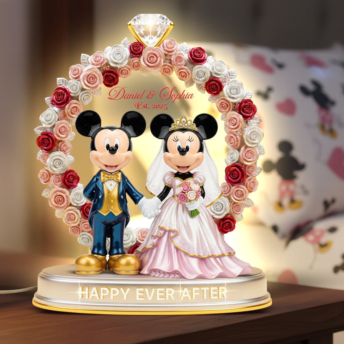 Happy Ever After Light Box Personalized Gifts For Couple 05PGQN281125-Homacus