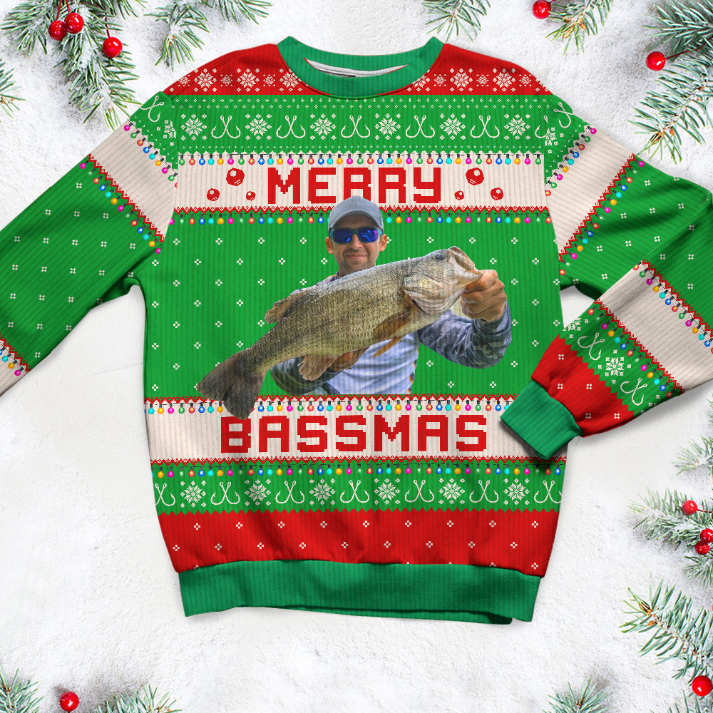 Custom Photo Gifts For Fishing Lovers Ugly Sweater 06acqn021024-Homacus