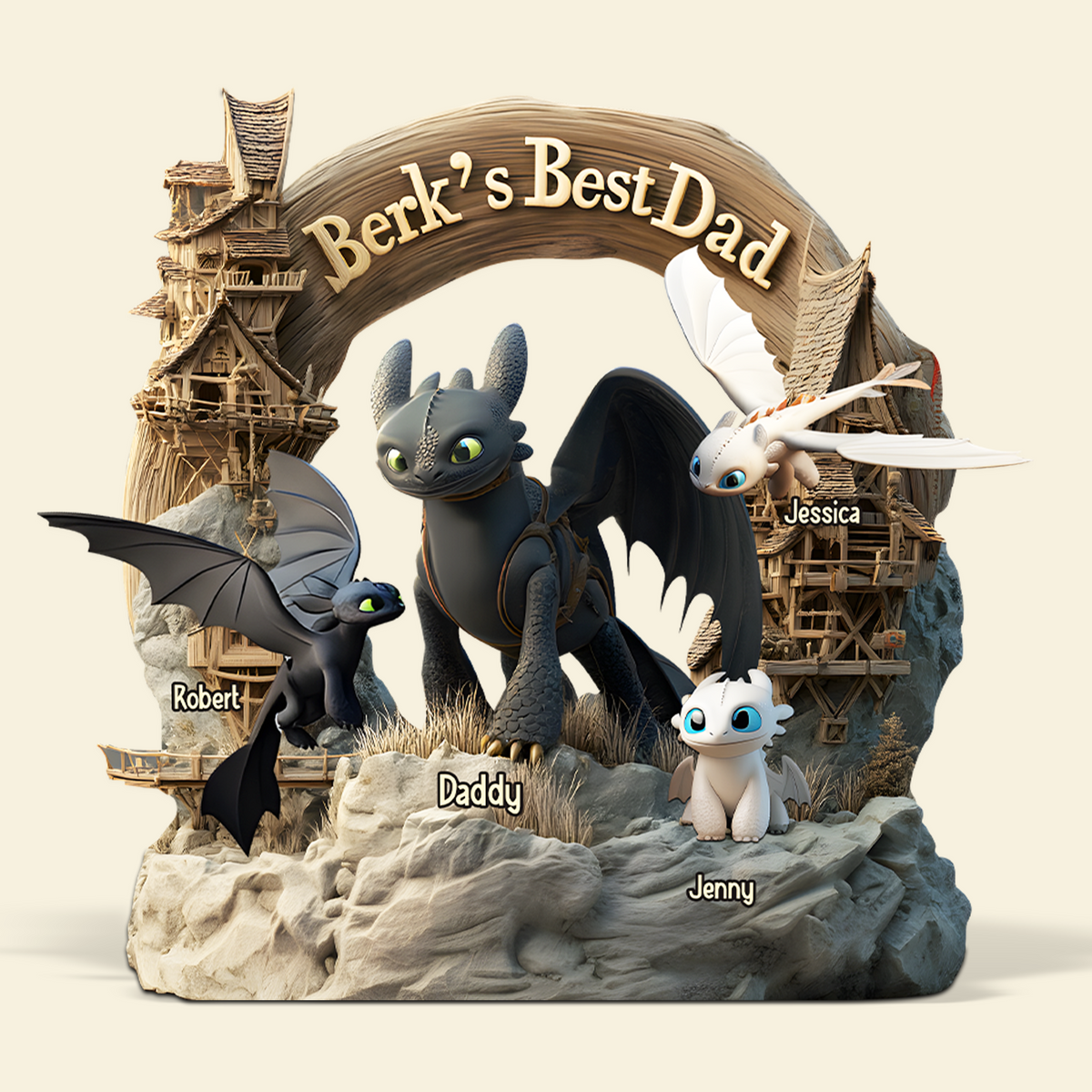 Dad Plaque - Personalized Gifts For Dad 02tgpu090525-Homacus