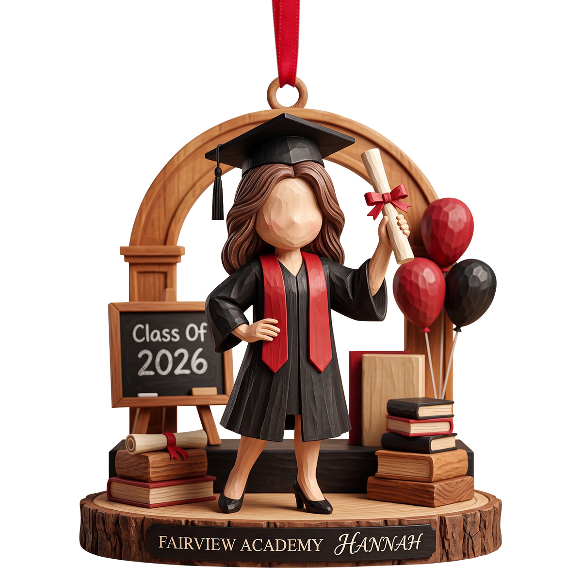 Senior Graduation Acrylic Ornament - Personalized Christmas Gifts For Graduates 01natn120926-Homacus