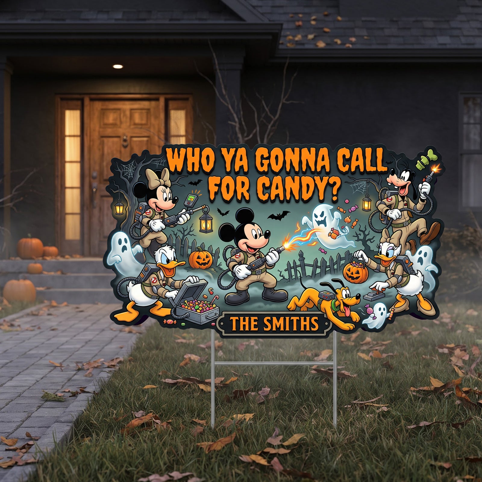 Sweet Treat Squad Yard Sign - Personalized Halloween Gift For Family 03HAQN100826-Homacus