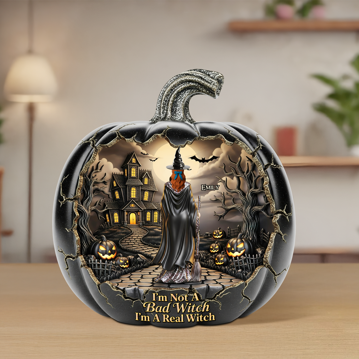 Witch Plaque - Personalized Gifts For Magic Lovers 01ohpu080725-Homacus