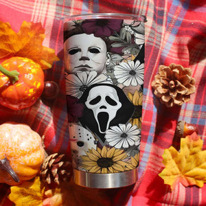 Gifts For Horror Fan Tumbler Floral Horror Killer Characters 10acxx050824-Homacus