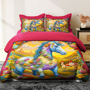 Unicorn Lovers Quilt Bed Set 05HUDT180125-Homacus