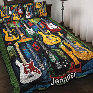 Personalized Gifts For Guitar Lovers Quilt Bed Set 09QNQN301224-Homacus