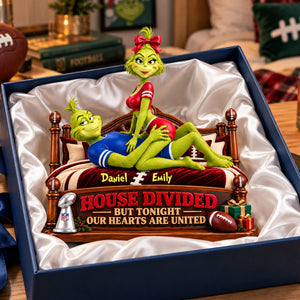 House Divided Acrylic Plaque - Personalized Gifts For Sport Couple 06ohlu221026-Homacus