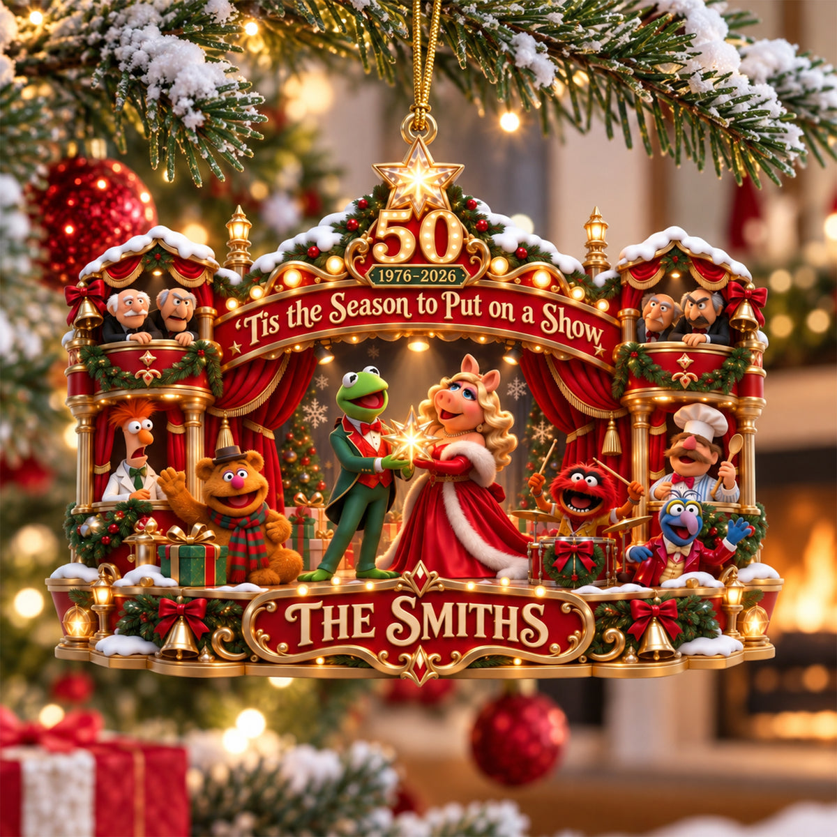 50 Years of Timeless Entertainment Ornament - Personalized Christmas Gift 02HAQN120926-Homacus