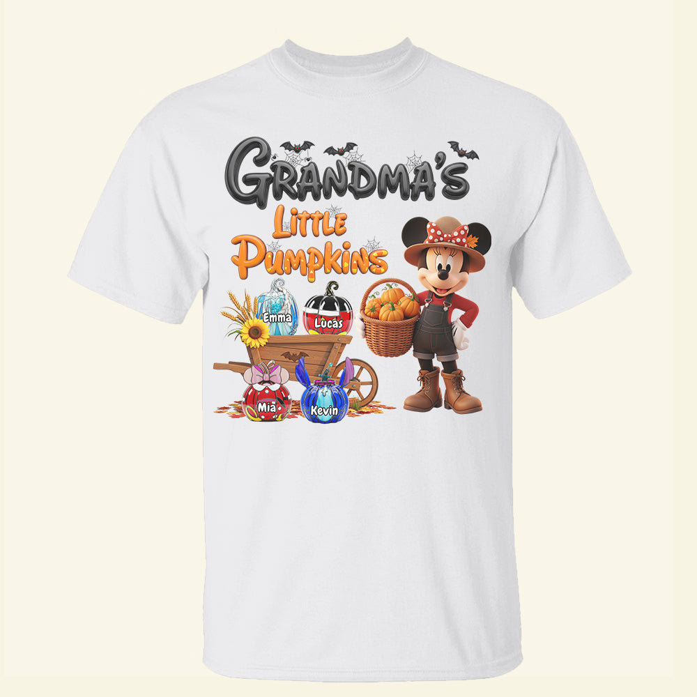 Halloween Grandma Shirt - Personalized Gifts For Grandma 03ohta120825-Homacus