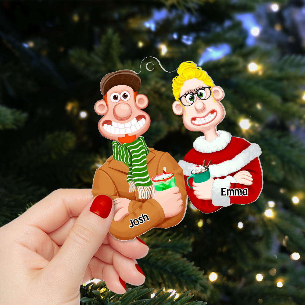 Personalized Gift For Couple Christmas Ornament 06ACPU121124PA-Homacus