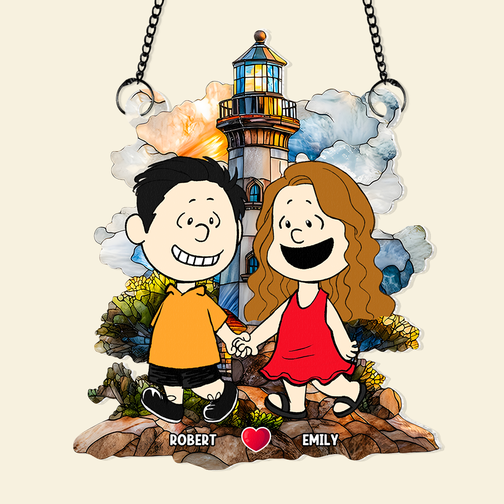 Personalized Gifts For Couple Suncatcher Ornament 02kapu110125hh-Homacus