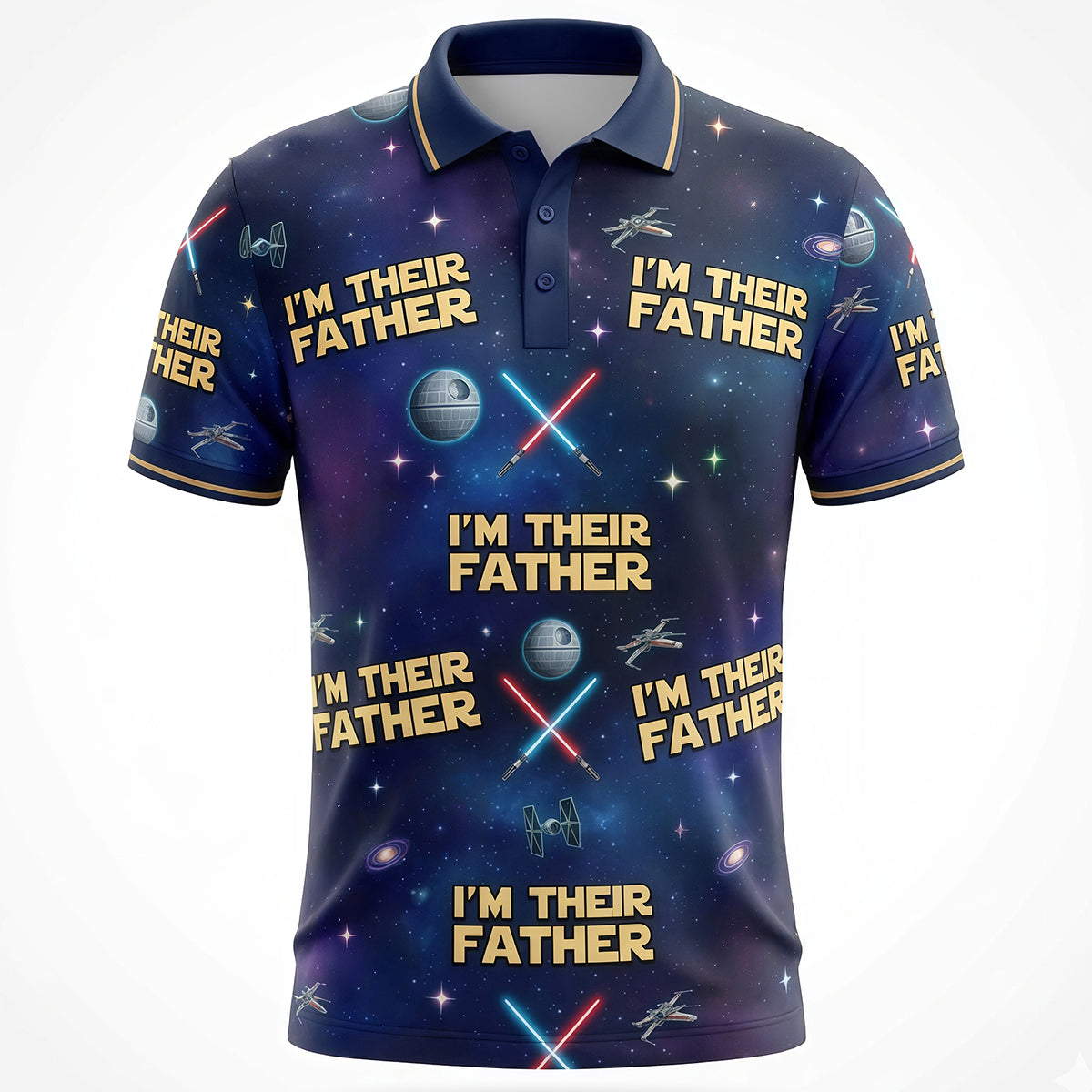 I Am The Father Polo Shirt - Custom Photo Gifts For Dads 05natn080526-Homacus
