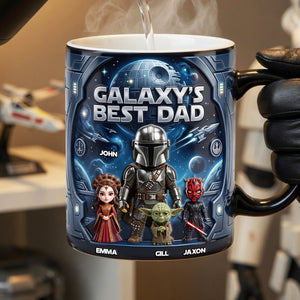 The Best Warrior Dad And Kids Magic Mug - Personalized Gifts For Dads 04nadt080526-Homacus