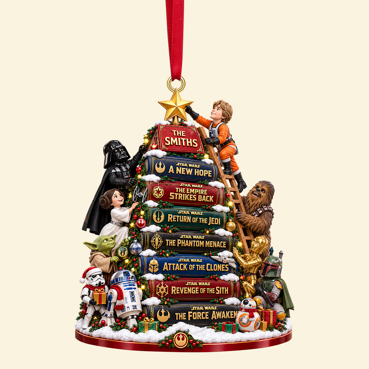 Cosmic Story Book Christmas Ornament - Personalized Gifts For Family 08patn211026-Homacus